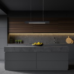 Lampa wisząca Cali M czarna Tuya LED CCT LP-1301/1P M BK Smart
