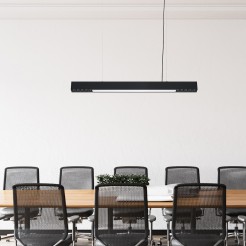 Lampa wisząca Cali M czarna Tuya LED CCT LP-1301/1P M BK Smart