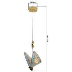 Lampa wisząca Mariposa 1 mix kolor LED CCT LP-1715/1P color