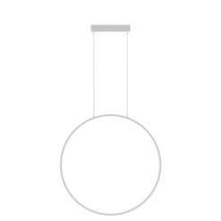 Lampa wisząca Mirror S biała IP44 LED CCT LP-999/1P S WH CCT