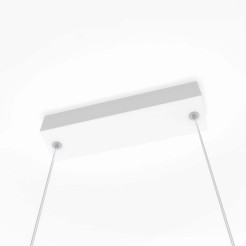 Lampa wisząca Mirror S biała IP44 LED CCT LP-999/1P S WH CCT