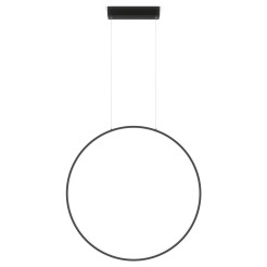 Lampa wisząca Mirror L czarna IP44 LED CCT LP-999/1P L BK CCT