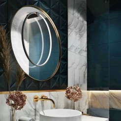 Kinkiet Mirror L czarny IP44 LED CCT LP-999/1W L BK CCT