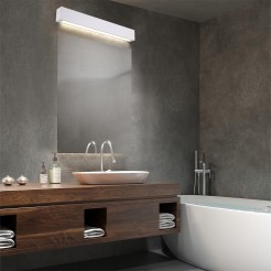 Kinkiet Ibros 63 cm biały IP44 LED CCT GS-LWA-9W WH CCT