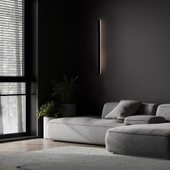 Kinkiet Bodo 90 cm czarny IP54 LED CCT LP-789/1W 90 BK