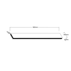 Kinkiet Bodo 90 cm czarny IP54 LED CCT LP-789/1W 90 BK