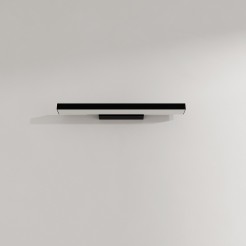 Kinkiet Aqua 42 cm czarny IP44 LED CCT LP-987/1W S BK