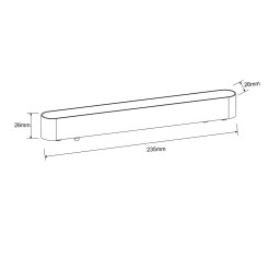 Reflektor Magnetic Slim Lumo 12W LED 4000K czarny LP-646-MAG SLIM 12W 4BK