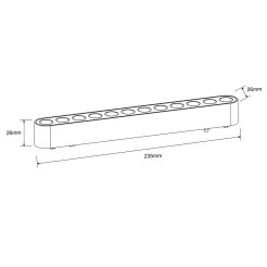 Reflektor Magnetic Slim Zing 12W LED 4000K biały LP-636-MAG SLIM 12W 4WH