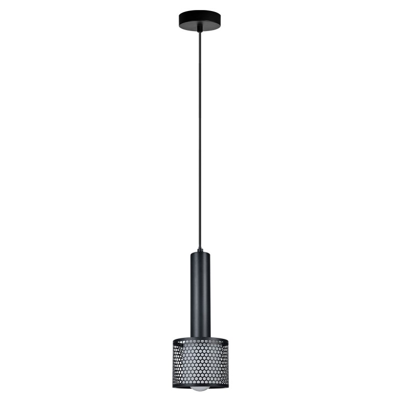 Lampa wisząca Amo czarna 1xE27 LP-0702/1P BK