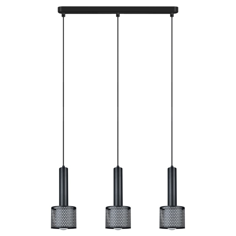 Lampa wisząca Amo czarna 3xE27 LP-0702/3L BK