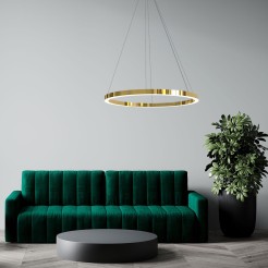 Lampa wisząca Midway Shiny XL złota LED 3000K LP-033/1P XL GD Shiny