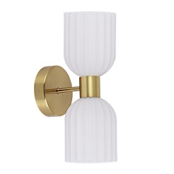 Podwójny kinkiet Piega biały 2xE14 LP-939/2W white