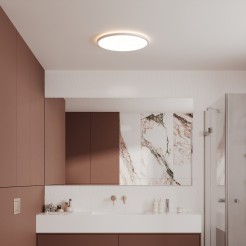 Plafon Pryzma 28 cm biały LED CCT LP-1707/1C-28 WH
