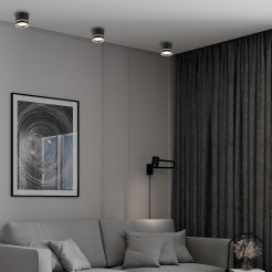 Oprawa natynkowa Kendal czarna GX53 LP-6331/1SM R2 BK