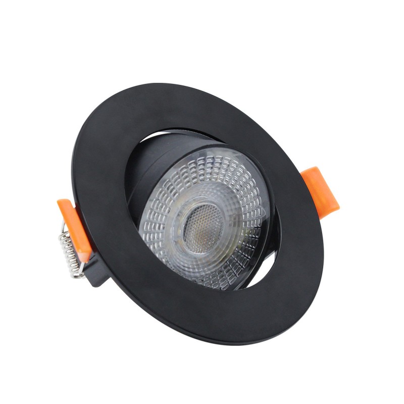 Ruchome oczko podtynkowe Plus czarne LED CCT LP-1506/1RS BK