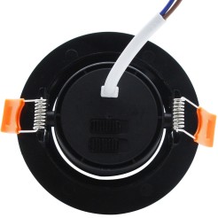 Ruchome oczko podtynkowe Plus czarne LED CCT LP-1506/1RS BK
