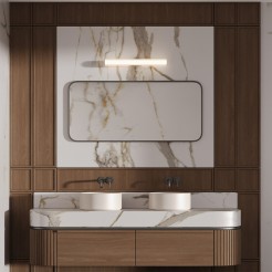 Kinkiet Linea 45 cm złoty LED CCT LP-0510/1W-45 GD