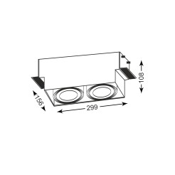 94364-WH ONEON DL 111-2 SPOT BIAŁY/WHITE