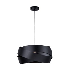 1114 LAMPA WISZĄCA TORNADO 40 CM CZARNA/BLACK