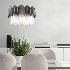 2200018M ROTTA LAMPA WISZĄCA CZARNO-ZŁOTA/BLACK-GOLD