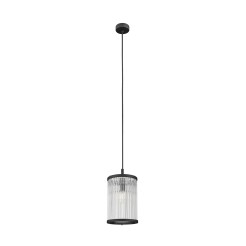 P0528-01F-P7AC SERGIO LAMPA WISZĄCA CZARNA/BLACK