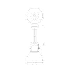 A8015-SBK KAIROS LAMPA WISZĄCA CZARNA/BLACK