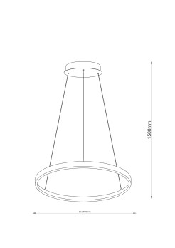 2023201-GD80 BRENO LAMPA WISZĄCA ZŁOTA/GOLD