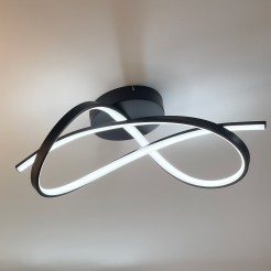 19602C-BK PAUL LAMPA SUFITOWA CZARNA/BLACK
