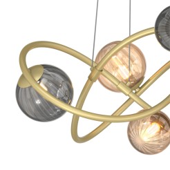 MD4922-5-EGBDN ARLON LAMPA WISZĄCA ZŁOTA/GOLD