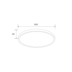 WM-BP1108-M-G CAMI LAMPA SUFITOWA ZŁOTA/GOLD