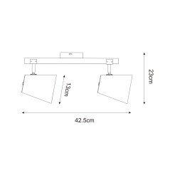 P22077-2TU ELTI SPOT CZARNY/BLACK