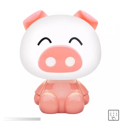 KDR-603B-PK LAMPA STOŁOWA ŚWINKA RÓŻOWA/PINK