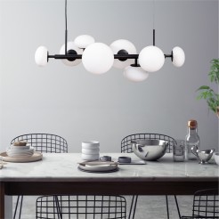 1192 OMI LAMPA WISZĄCA CZARNY