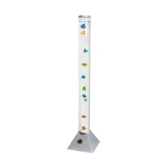 89244  AQUA LAMPA PODŁOGOWA SREBRNA   .