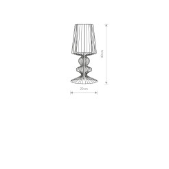 Lampka nocna/biurkowa/gabinet Nowodvorski black 5411