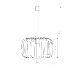 Lampa wisząca Nowodvorski Black 6941