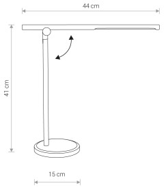 Lampka nocna/biurkowa/gabinet Nowodvorski 8358