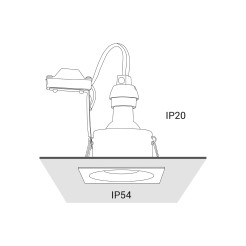Oprawa downlight/oczko Nowodvorski WHITE 8368