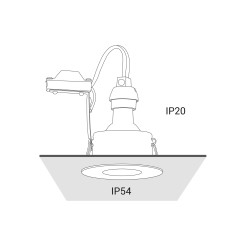 Oprawa downlight/oczko Nowodvorski BLACK 8376