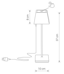 Lampa stojąca Nowodvorski WHITE 8397