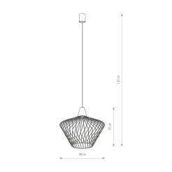 Lampa wisząca Nowodvorski gold S 8861