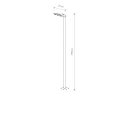 Lampa stojąca Nowodvorski 9252 black
