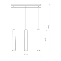 Lampa wisząca Nowodvorski black 7862
