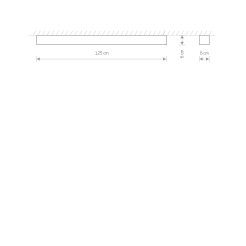 CEILING LED 120X6 7536