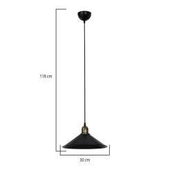 MDL.4156 MAYA LAMPA WISZĄCA CZARNA/BLACK