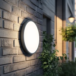SFERIS BLACK LAMPA SUFITOWA IP 54 18187