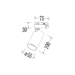 Oprawa Hero Track Złoty 1xGU10 ML1693