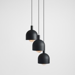 LAMPA WISZĄCA BERYL 3 BLACK NA KOLE 976E1_R