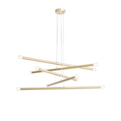 LAMPA WISZĄCA TUBO 10 BRASS 1072M40